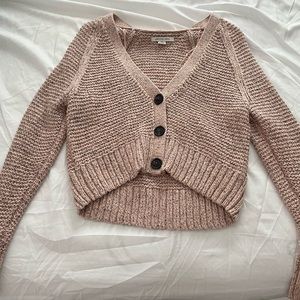 American Eagle Crop Cardigan